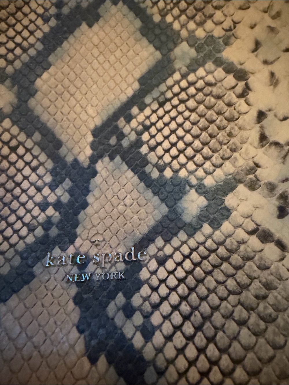 Kate Spade Leila Snake Embossed Shoulder Bag - Picture 7 of 8